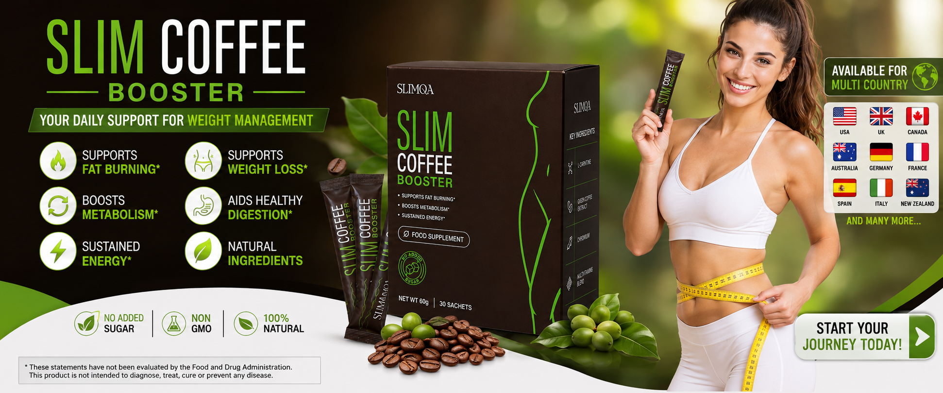 Slimqa Slim Coffee Booster benefits overview